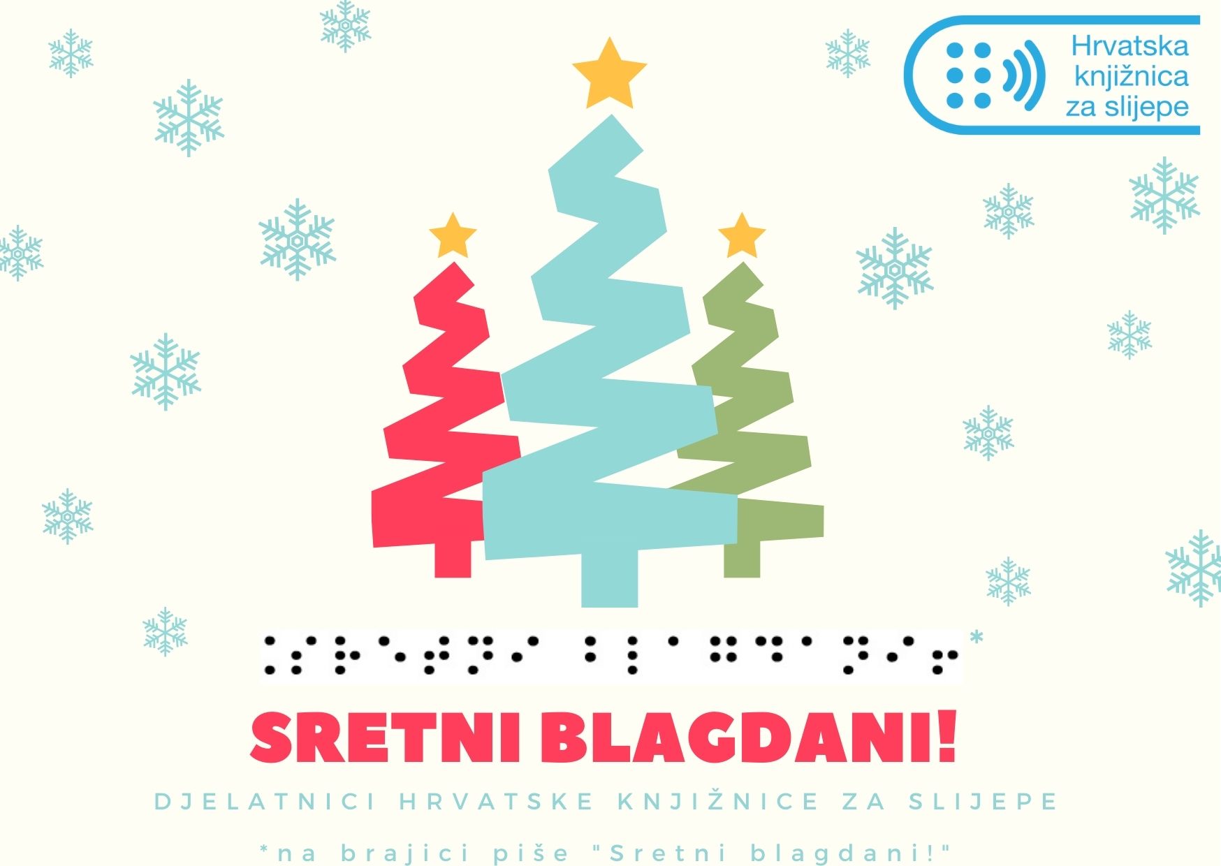 Čestitka i obavijest o radnom vremenu